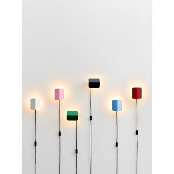 HAY Apex Wall Lamp Maroon Red