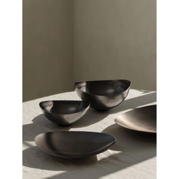 Blomus Ondea Bowl M Burned Metal