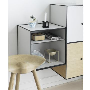 Audo Copenhagen Frame Reol Light Grey Uden Låge