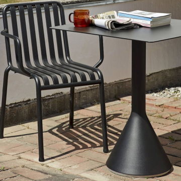 HAY Palissade Cone Table anthracite Ø 70 cm