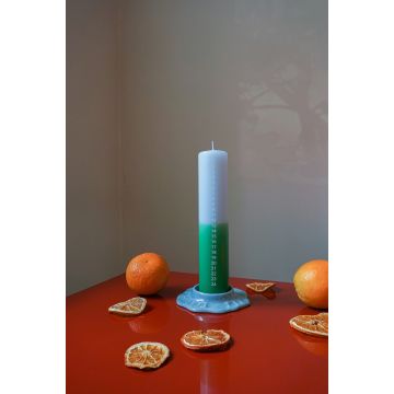 Finders Keepers Collection Lake Candle Holder Silver Polished