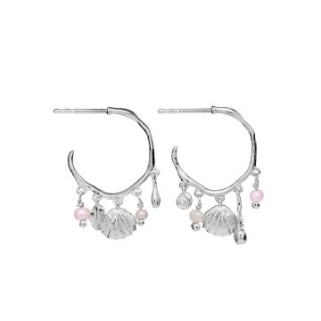 Maanesten Eve Øreringe Sølv