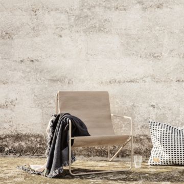 Ferm Living Desert Loungestol Cashmere/Solid Cashmere