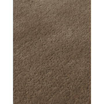 Ferm Living Stille Tufted Gulvtæppe Round Ash Brown