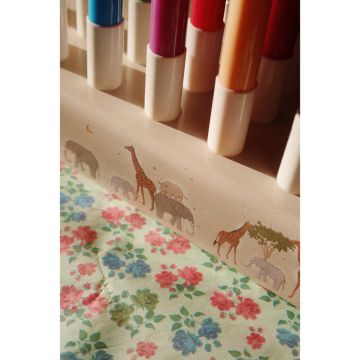 Konges Sløjd Tusser i Træblok 24 stk. Safari