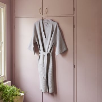 HAY Waffle Badekåbe Grå