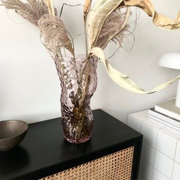 Hein Studio Ostrea ROCK Glas Vase Smoke