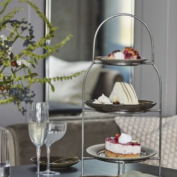 House Doctor Sana Tallerkenopsats sølv finish H47