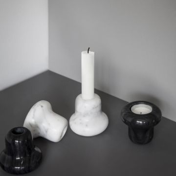 Audo Copenhagen Lysestage Soft Capital Sort