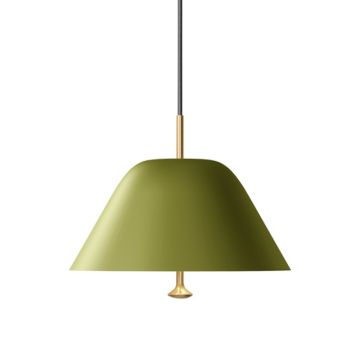 Audo Copenhagen Levitate Pendel Sage Green, Bronzed Brass