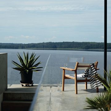 Skargaarden Djurö Lounge Stol Teak-Hvid