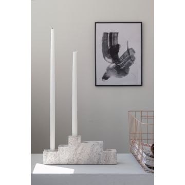 Mette Ditmer Step Six Lysestage Chalk