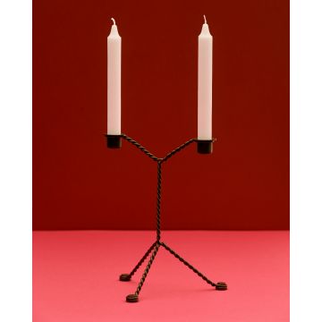 HAY Wire Candleholder Green